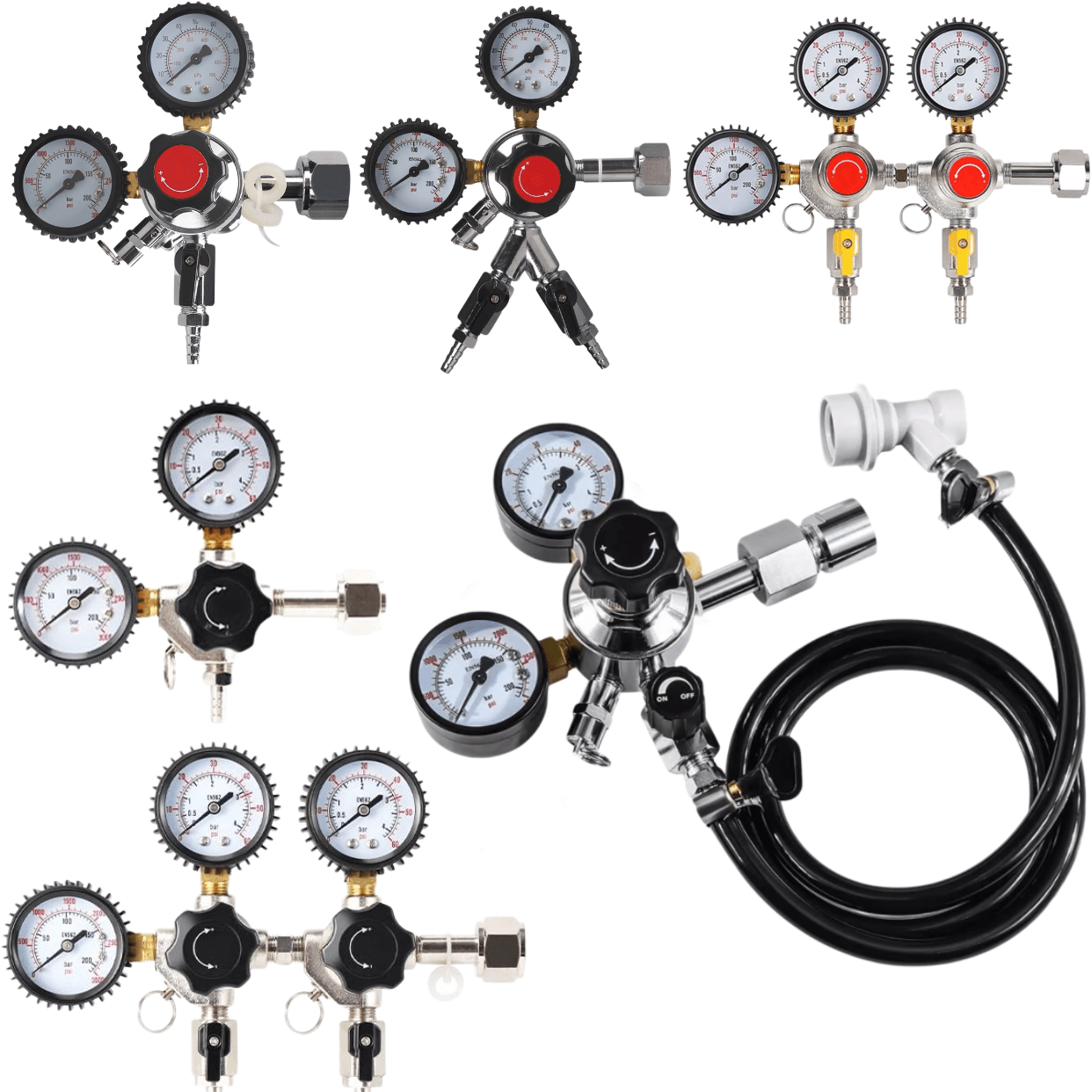 First Stage Pressure Regulator (Primary Gas Cylinder Regulator) | High Pressure Gas Control Valve