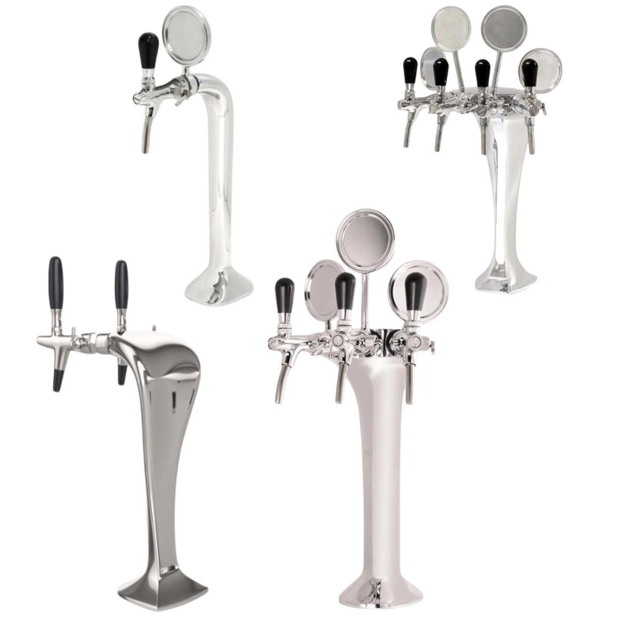 Cobra Beer Tower | Stainless Steel Draft Beer Dispensing Tower