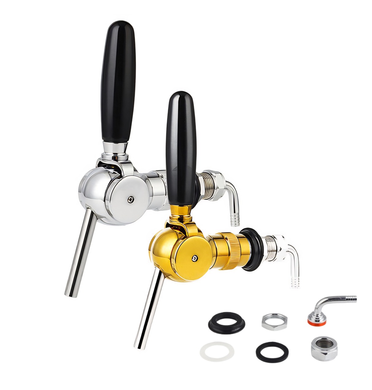 Belgian Ball Shape Beer Tap with Compensator | Flow Adjustable Draft Beer Faucet