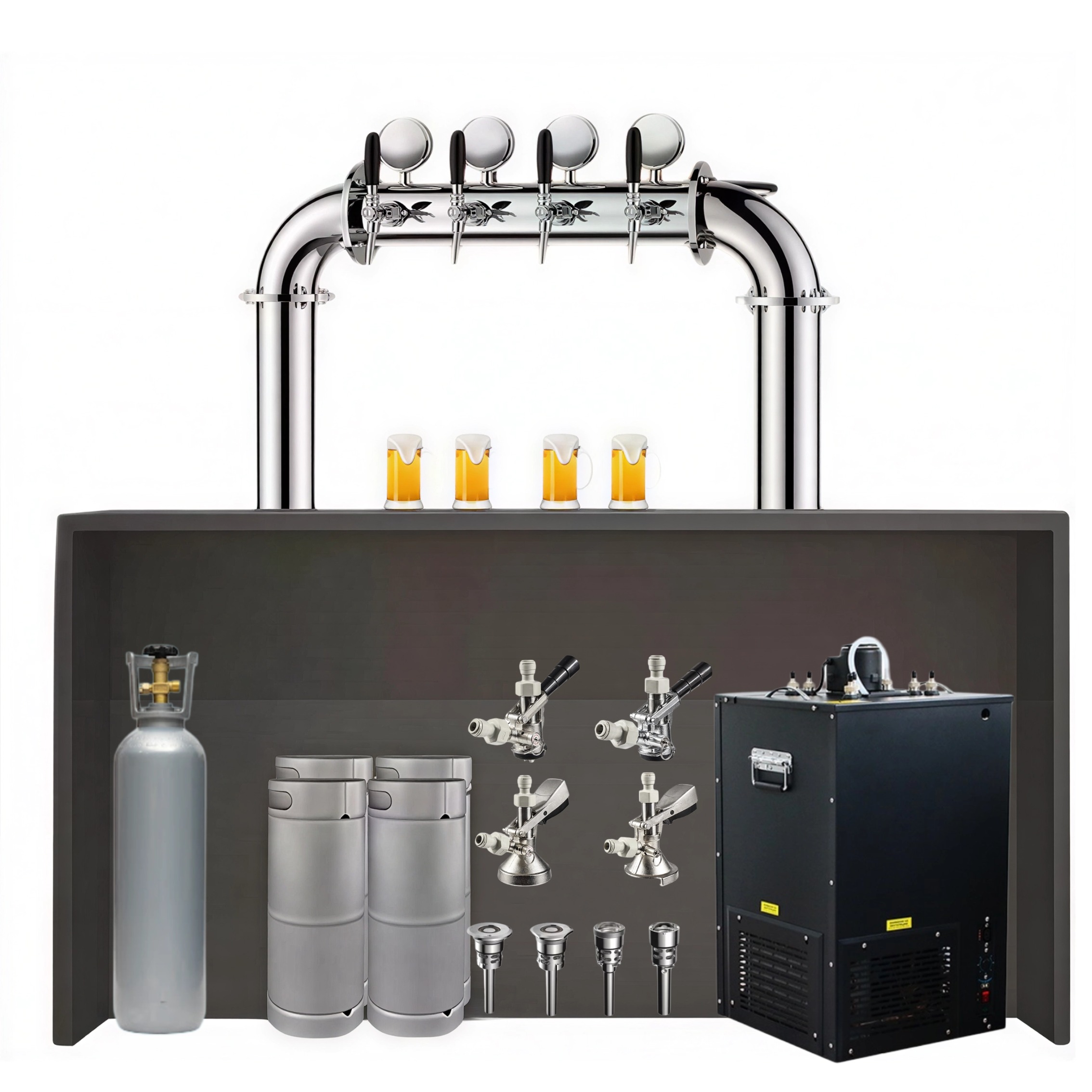 Commercial Glycol Beer Dispensing System