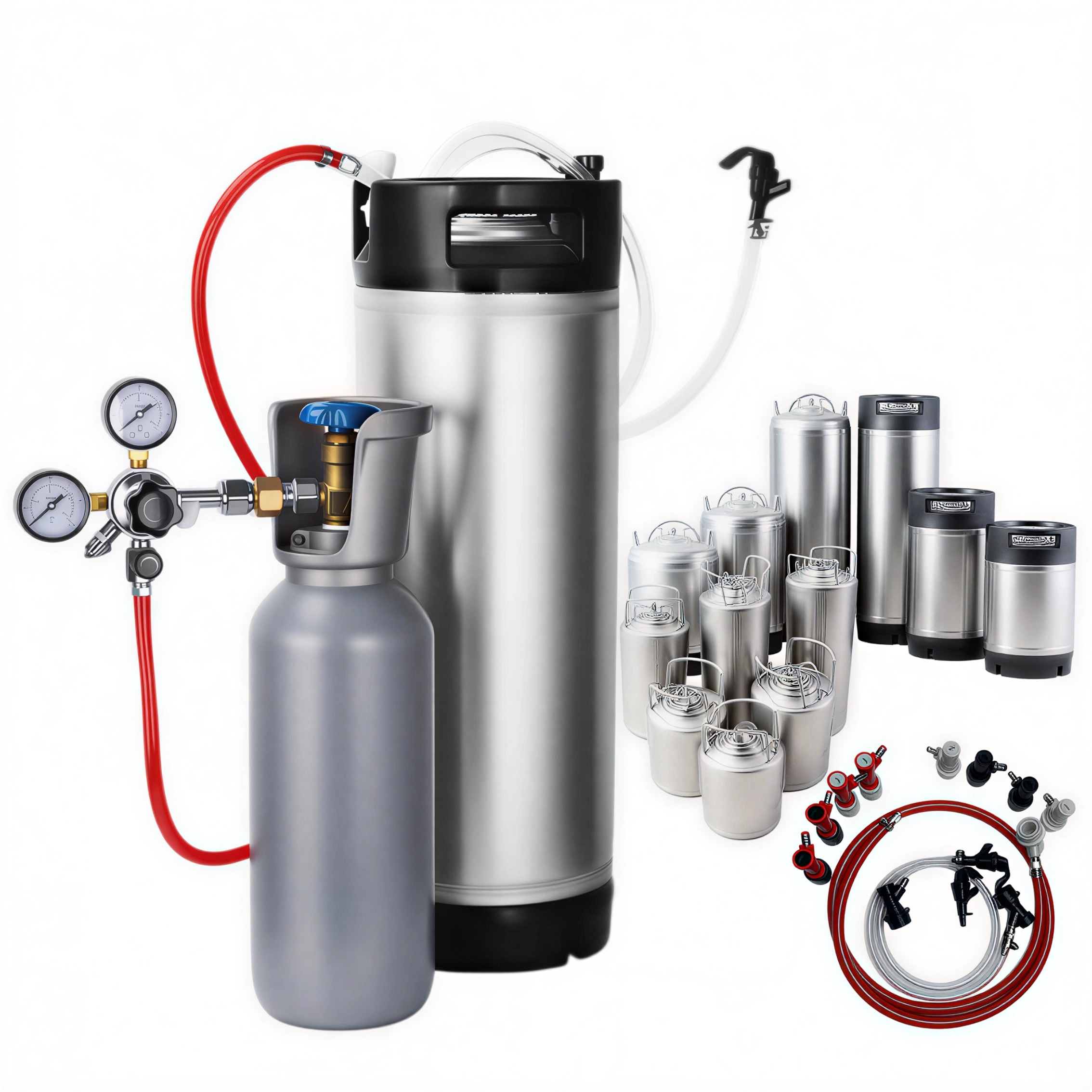 Stainless Steel Corny Keg System | Homebrew & Beverage Dispensing Solutions
