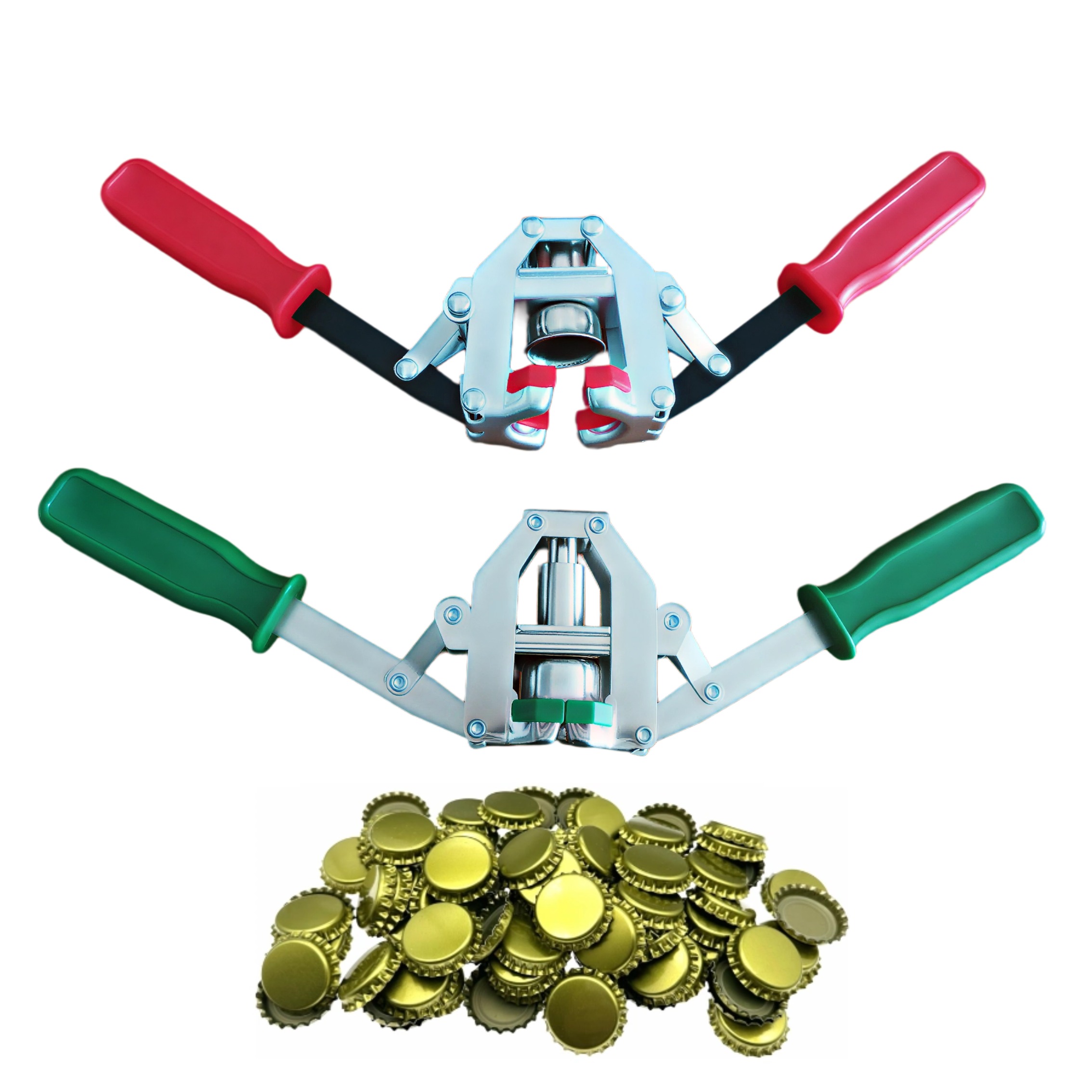 Manual Metal Capper Bottle Cap Sealer | Magnetic Snap Lid Capping Machine